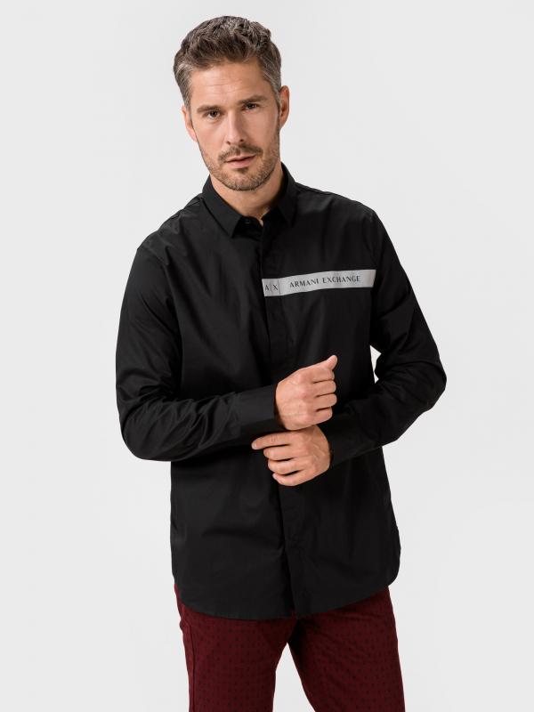 Košile Armani Exchange Černá