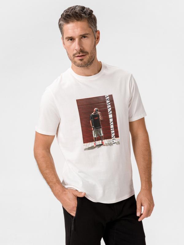 Triko Armani Exchange Béžová