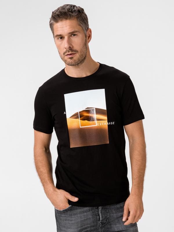 Triko Armani Exchange Černá
