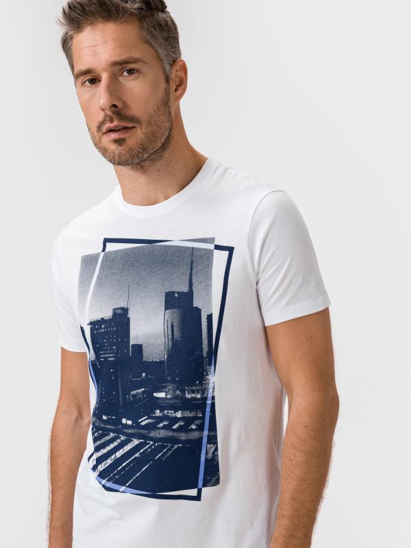 Triko Armani Exchange Bílá