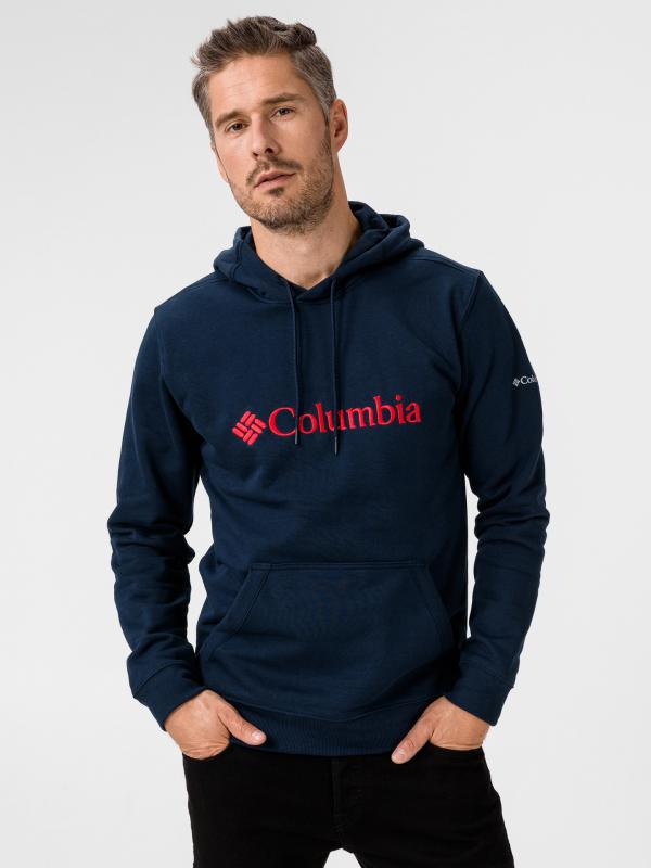 Basic Logo Mikina Columbia Modrá
