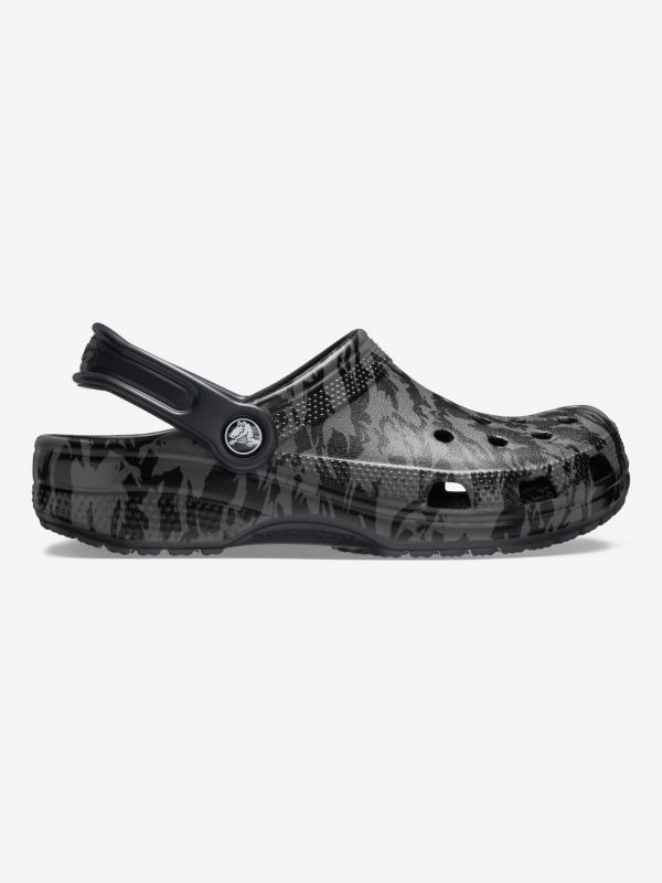 Classic Printed Camo Clog Crocs Crocs Černá