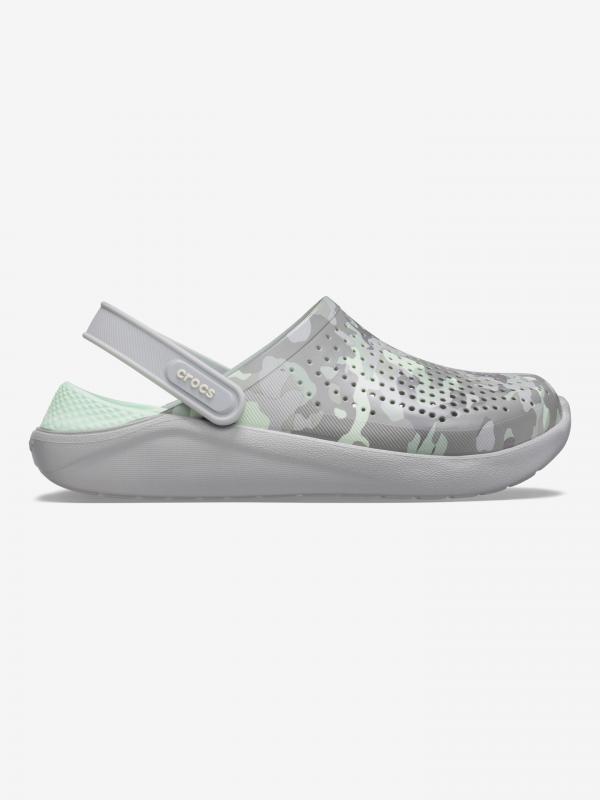 LiteRide™ Printed Camo Clog Crocs Crocs Šedá