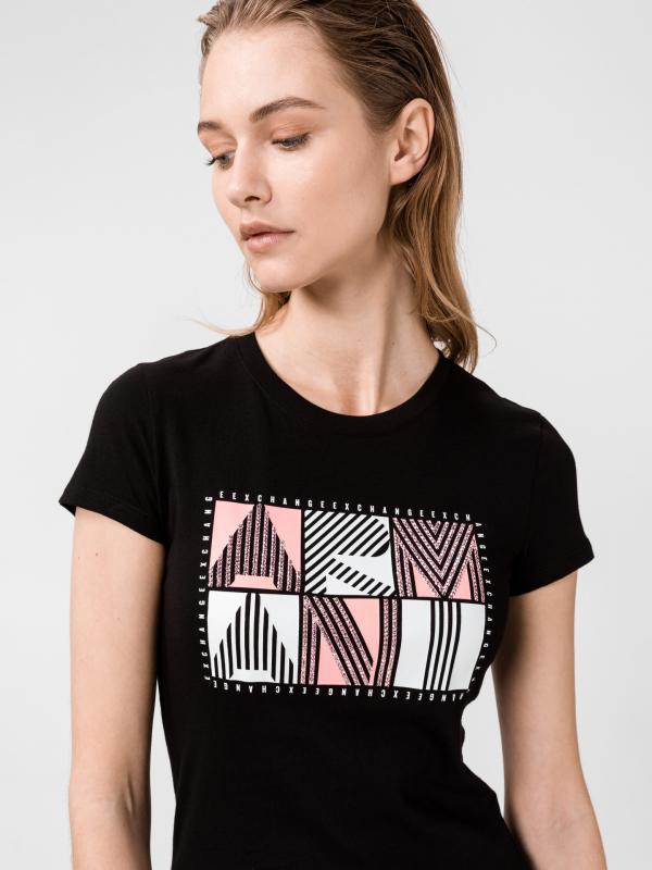 Triko Armani Exchange Černá