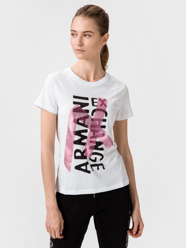 Triko Armani Exchange Bílá