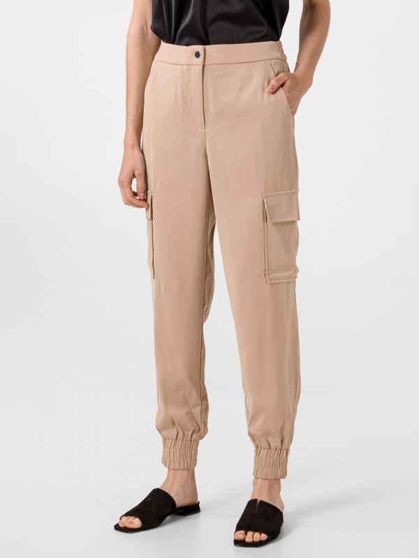 Paula Kalhoty Vero Moda Béžová