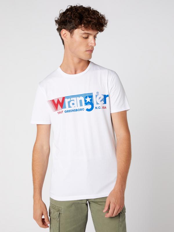 Triko Wrangler Bílá