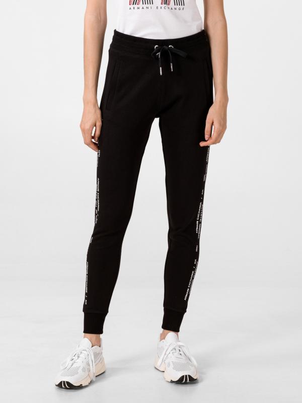 Tepláky Armani Exchange Černá