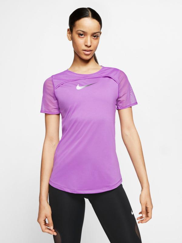 Running Runway Triko Nike Fialová