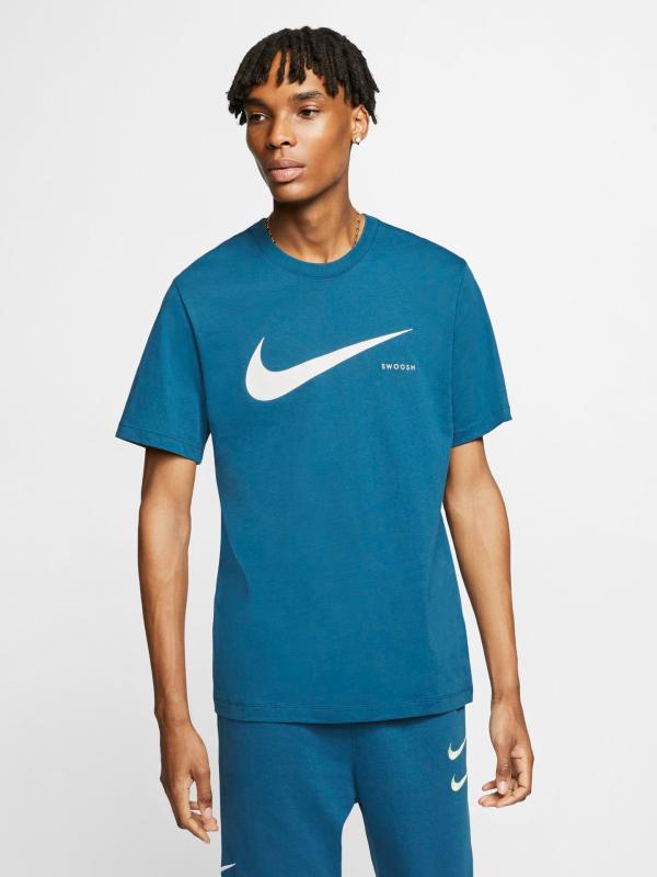 Sportswear Swoosh Triko Nike Modrá