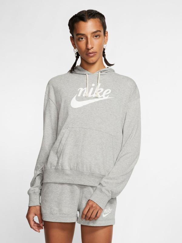 Gym Vintage Mikina Nike Šedá