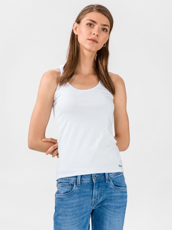 Vanaya Tílko Pepe Jeans Bílá