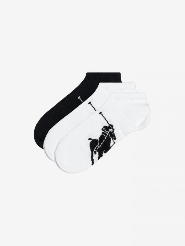 Ponožky 3 páry Polo Ralph Lauren Černá