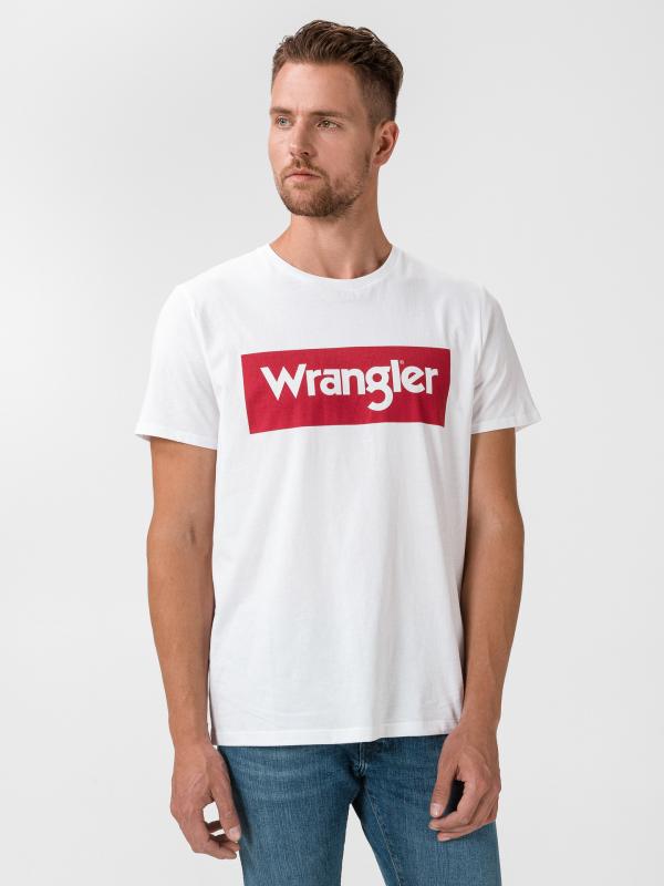 Triko Wrangler Bílá