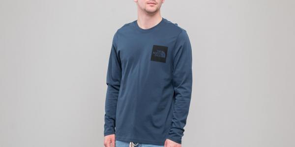 The North Face Longsleeve Fine Tee Blue Wing Teal