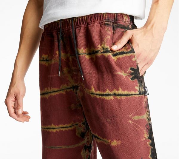 Stüssy Rip Dye Beach Pants Brick