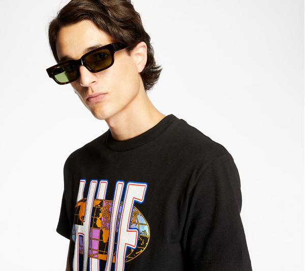 HUF Quake USA Tee Black