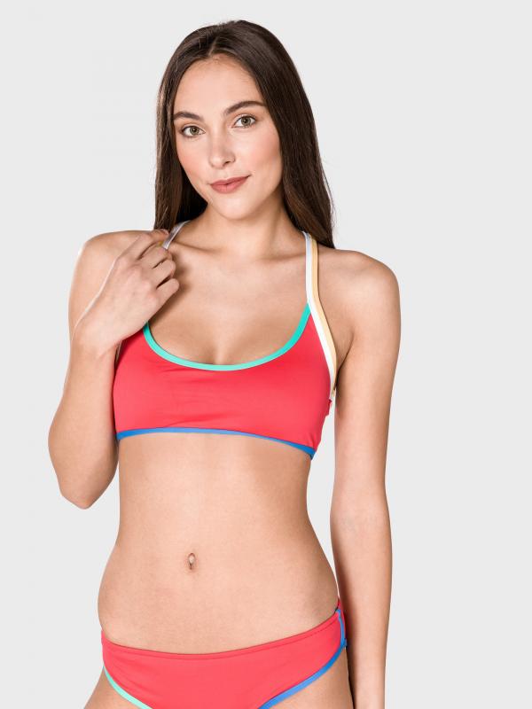 Vrchní díl plavek Polo Ralph Lauren Růžová