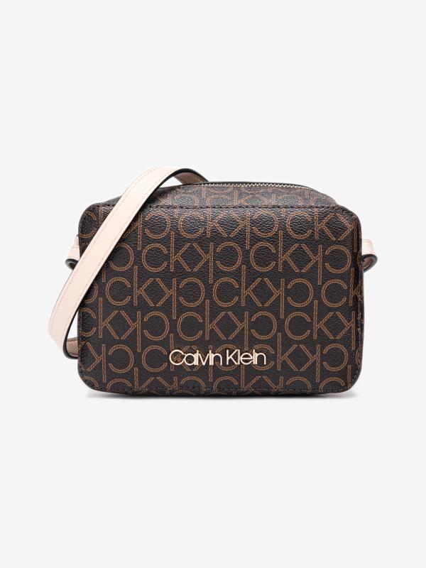 Monogram Cross body bag Calvin Klein Hnědá