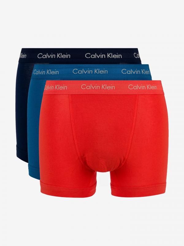 Boxerky 3 ks Calvin Klein Modrá
