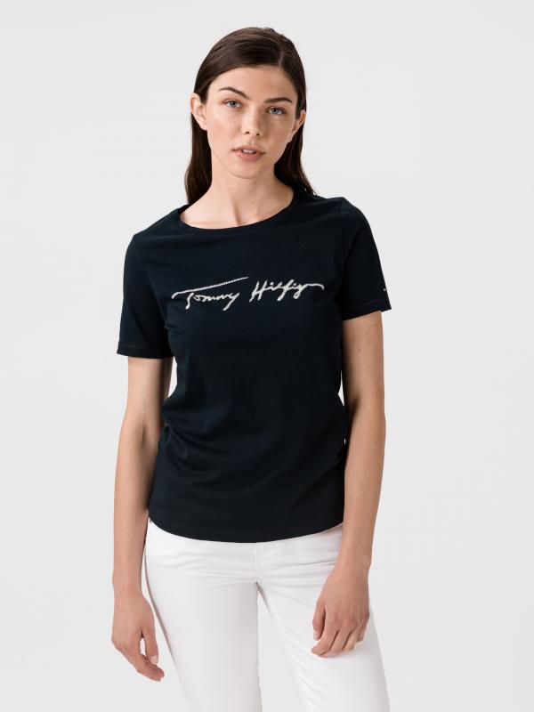 Triko Tommy Hilfiger Modrá