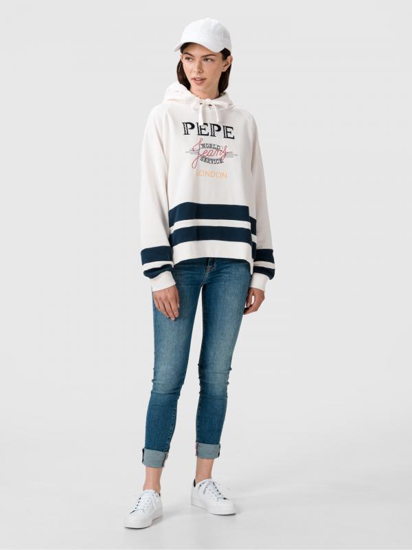 Pamela Mikina Pepe Jeans Béžová