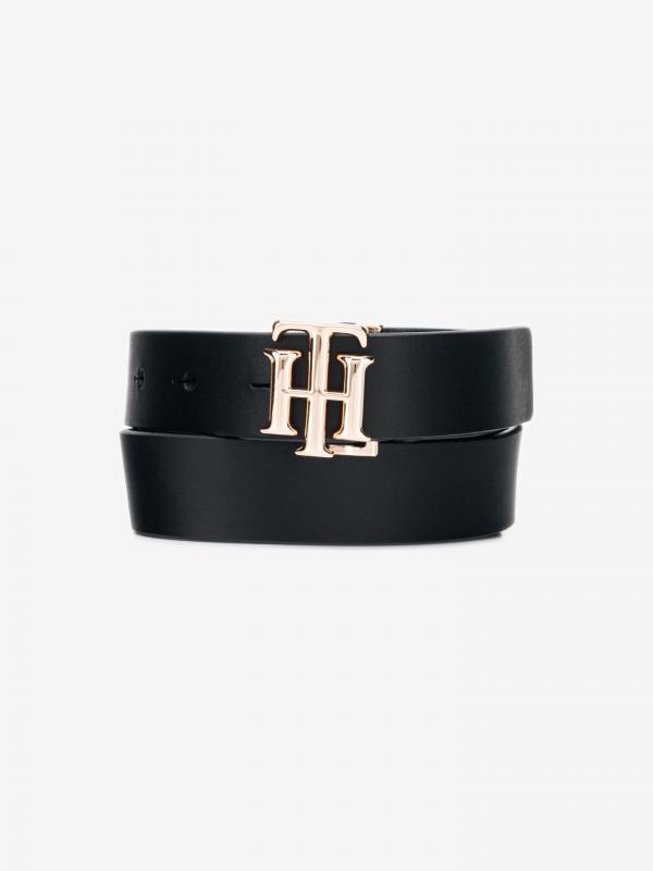 Monogram Pásek Tommy Hilfiger Černá