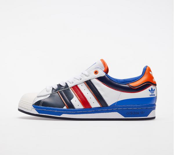 adidas Superstar Ftwr White/ Blue/ Scarlet