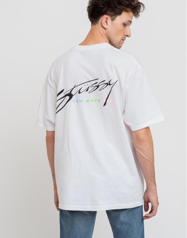 Stüssy New Wave Designs Tee White S