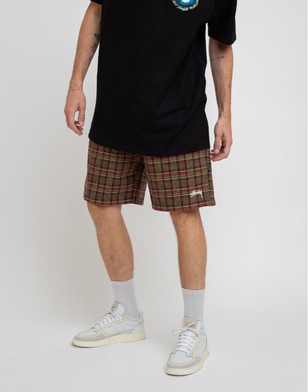 Stüssy Plaid Mountain Short Black S