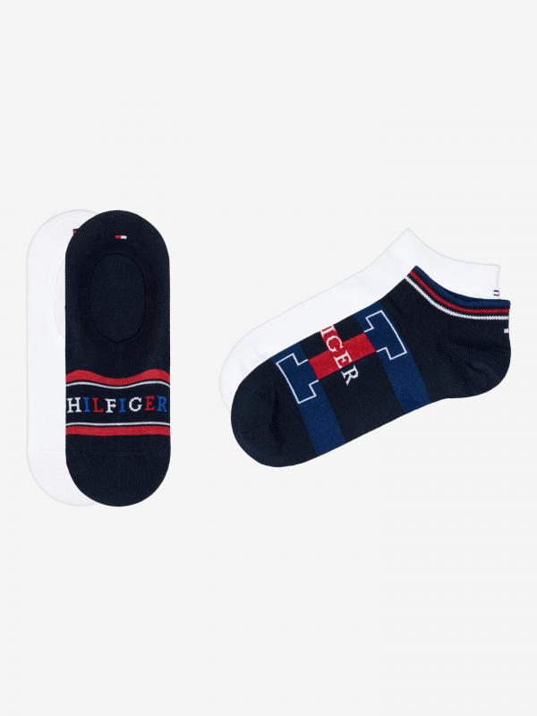 Ponožky 4 páry Tommy Hilfiger Modrá