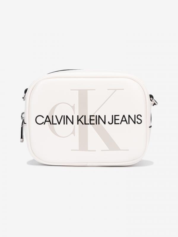Cross body bag Calvin Klein Bílá