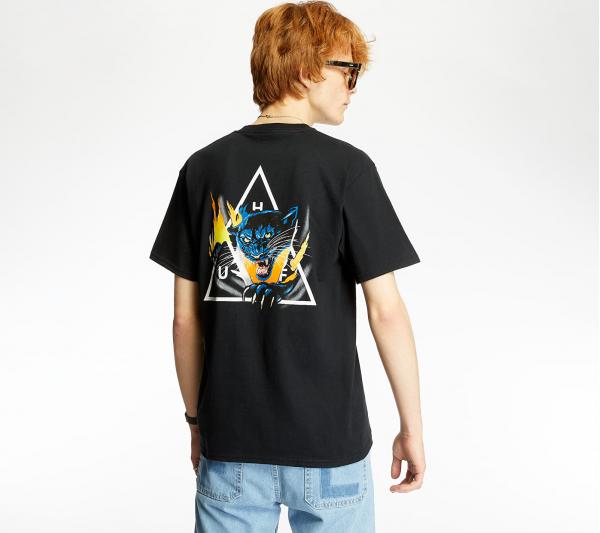 HUF Jungle Cat Triple Triangle Tee Black