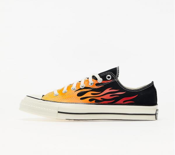 Converse Chuck 70 OX Black/ Enamel Red