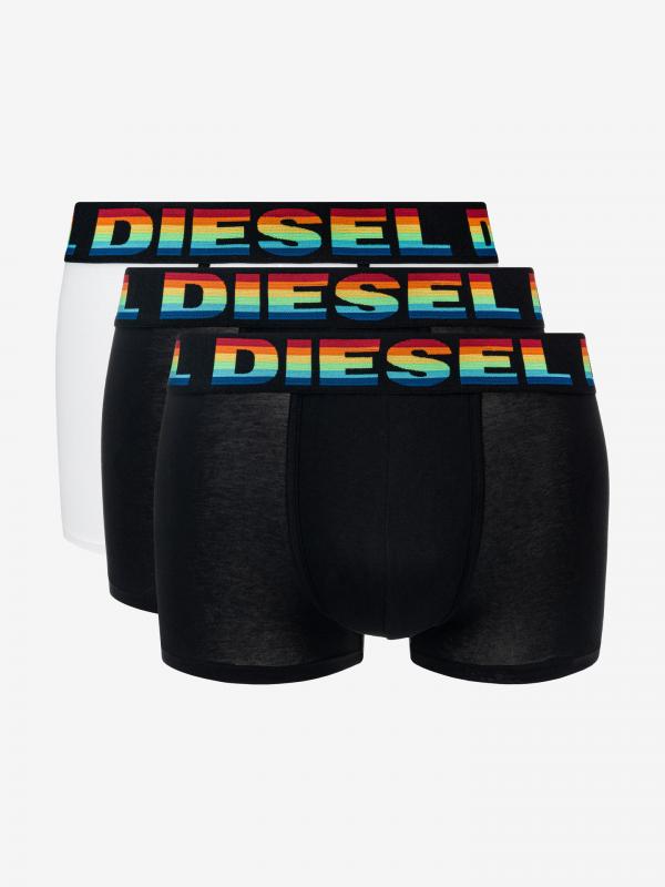 Boxerky 3 ks Diesel Černá