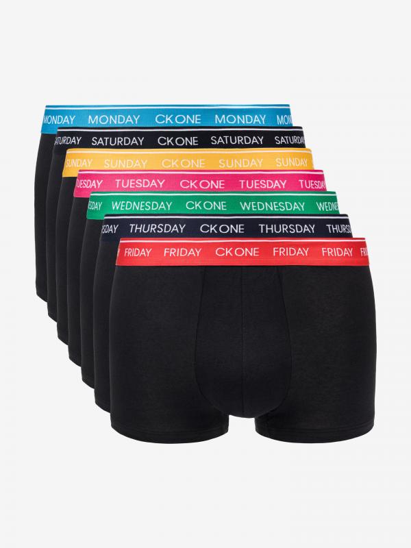 One Boxerky 7 ks Calvin Klein Černá