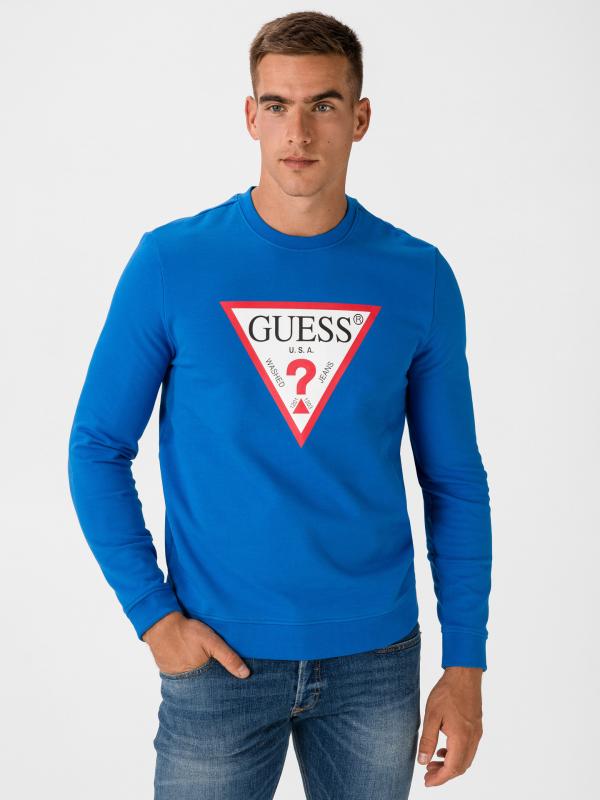 Audley Mikina Guess Modrá