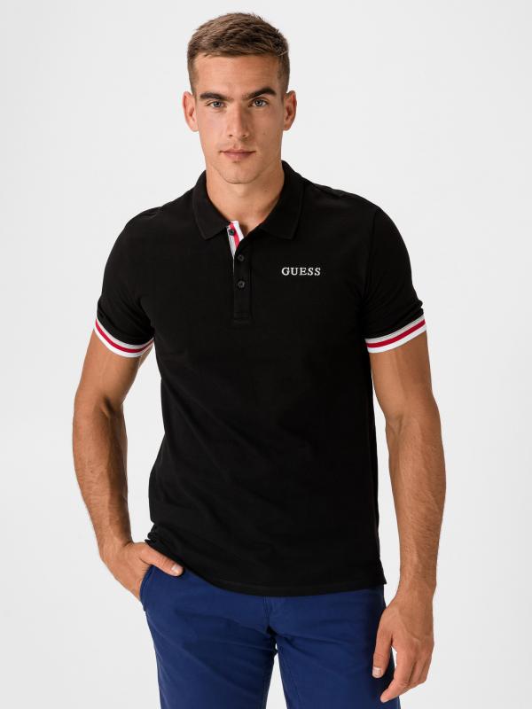 Clancy Polo Triko Guess Černá