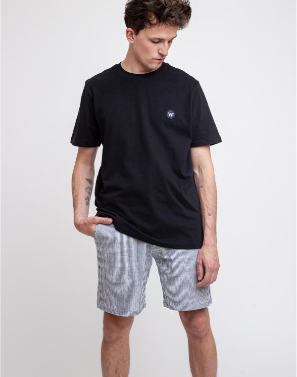 Wax London Reid Badge T-shirt Black S