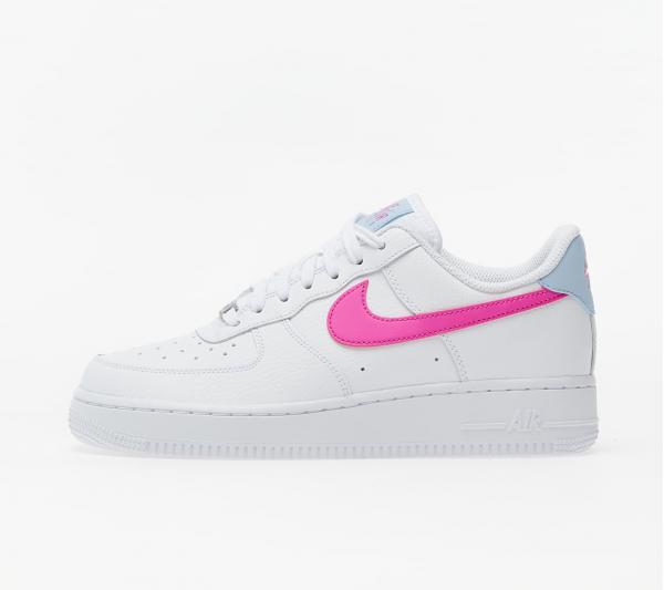 Nike Wmns Air Force 1 '07 White/ Fire Pink-Hydrogen Blue