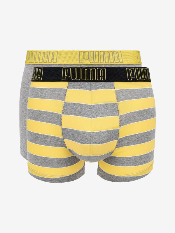 Boxerky Puma Yd Bold Stripe Boxer 2 Pack Barevná