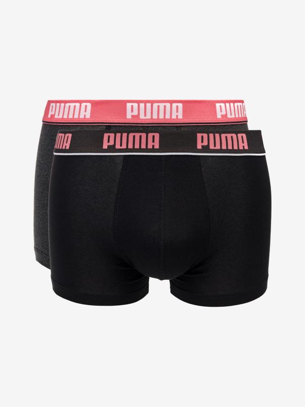 Boxerky Puma Basic Trunk 2 Pack Černá