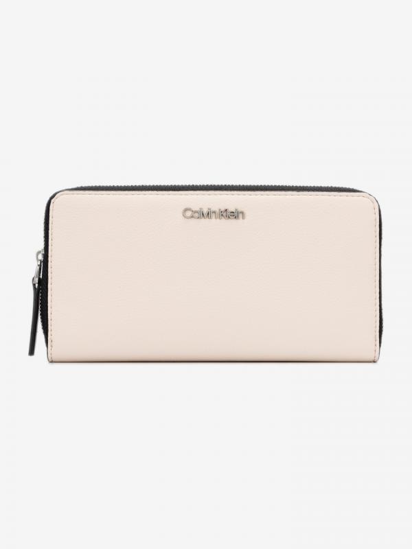 Must Ziparound Large Peněženka Calvin Klein Béžová