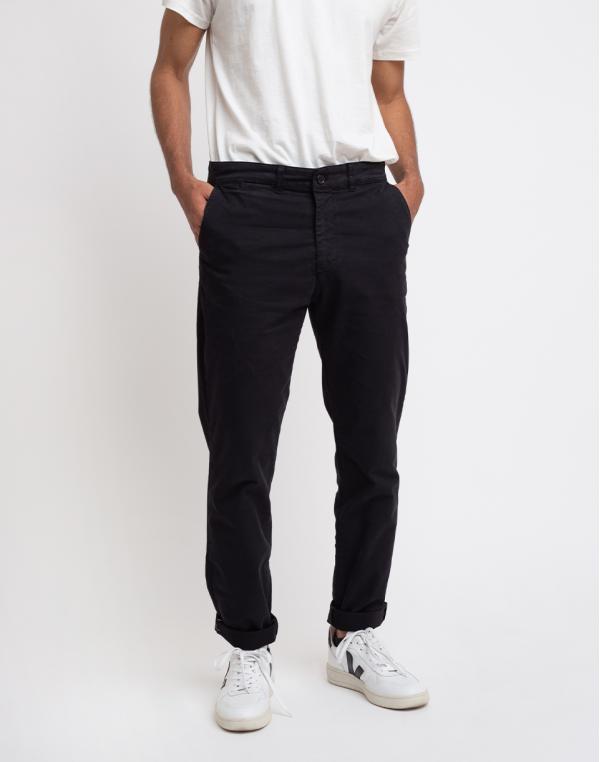 By Garment Makers The Organic Chino Pants Jet Black W33/L32