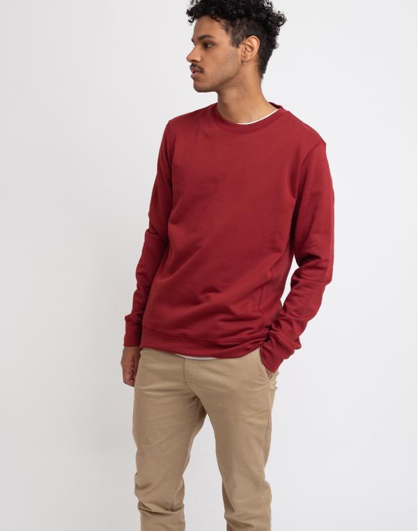 By Garment Makers The Organic Sweatshirt Merlot S