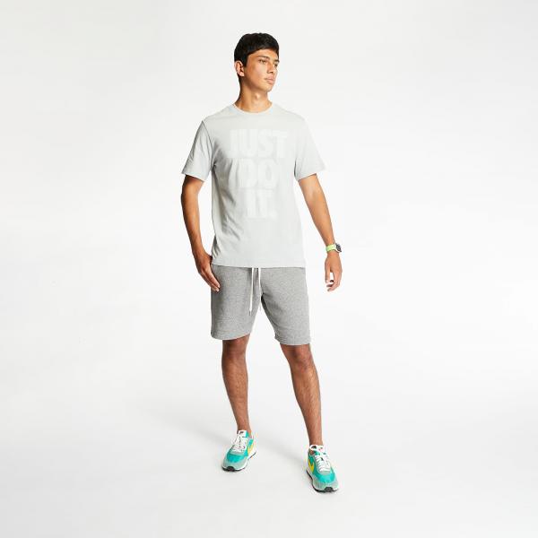 Nike Sportswear Just Do It Wash Tee Lt Smoke Grey/ White