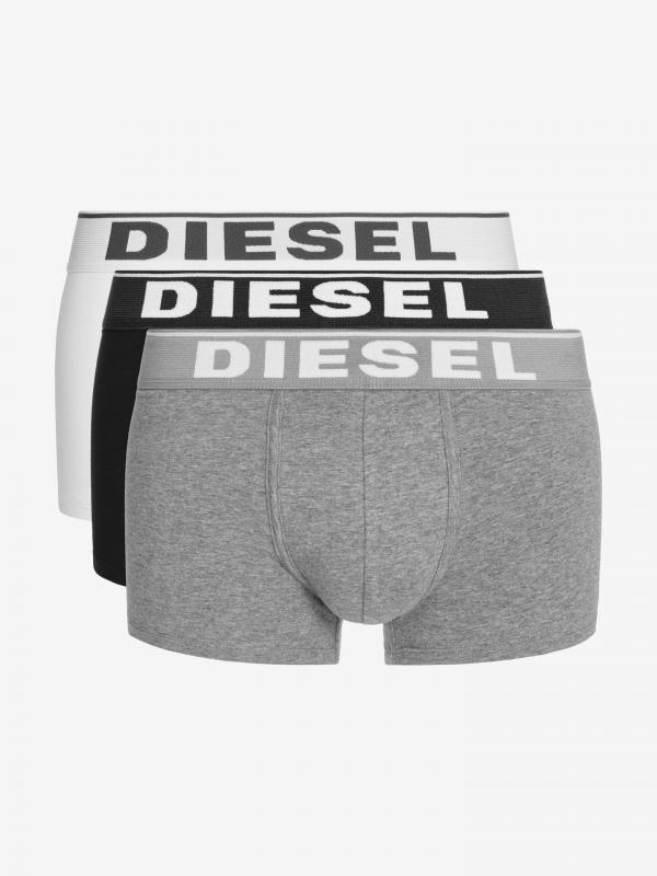 Boxerky 3 ks Diesel Šedá