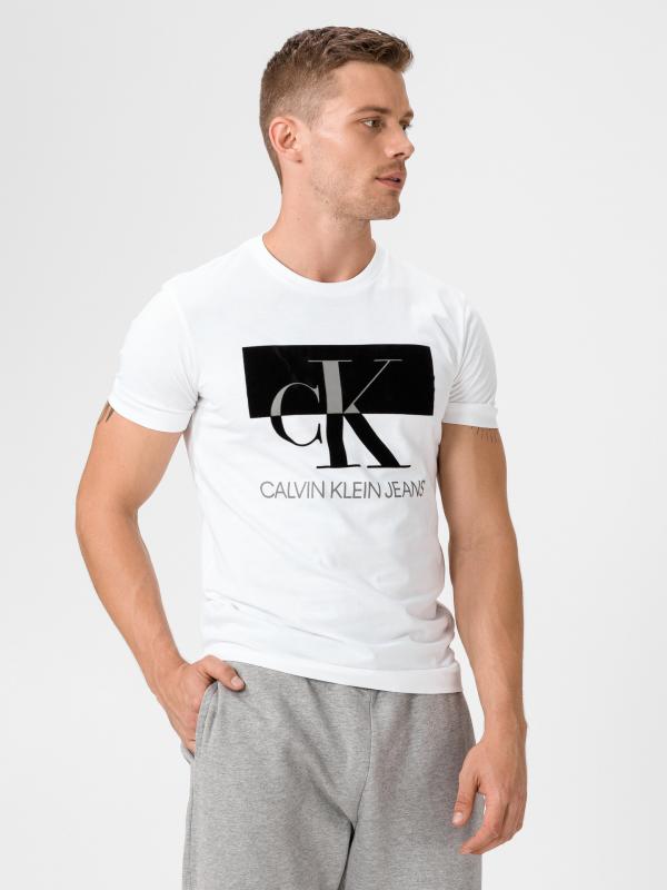 Big CK Triko Calvin Klein Bílá