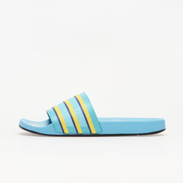 adidas Adilette Premium Light Aqua/ Bright Yellow/ Purple