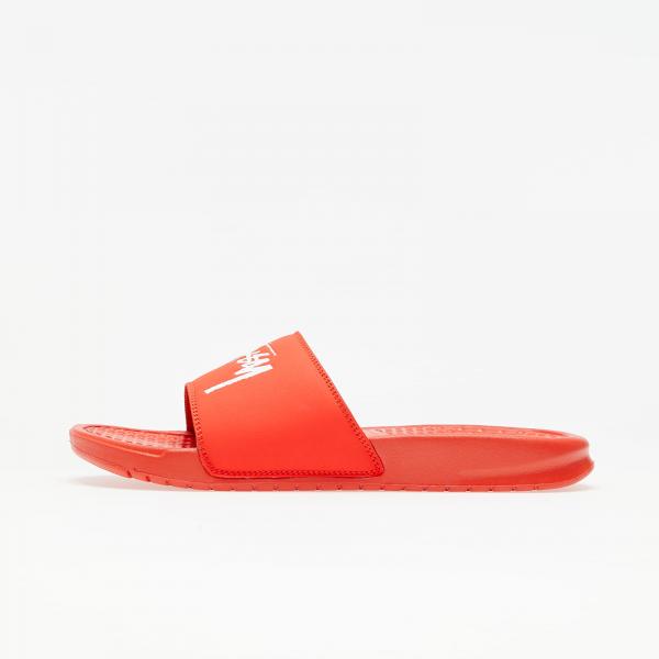 Nike x Stüssy Benassi Habanero Red/ White